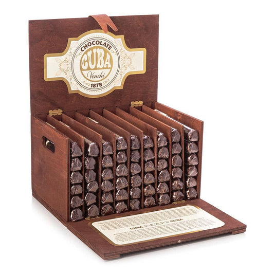 Chocolate cigars in a wooden box