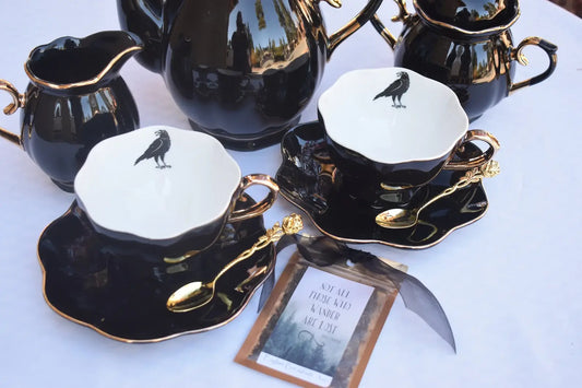 Madame Coco's Wicca Raven Teacup
