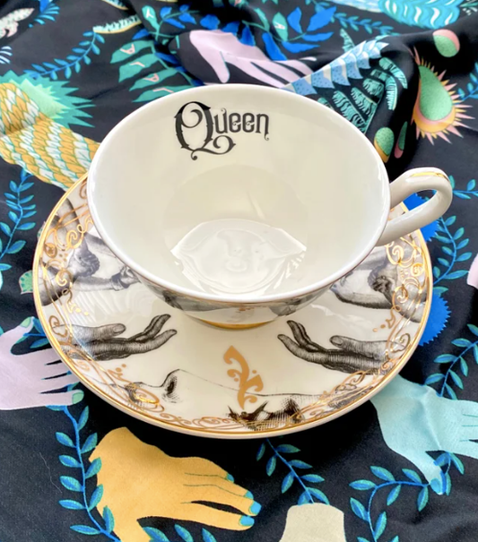 Madame Havishham’s ‘Queen’ Spirit cup and saucer