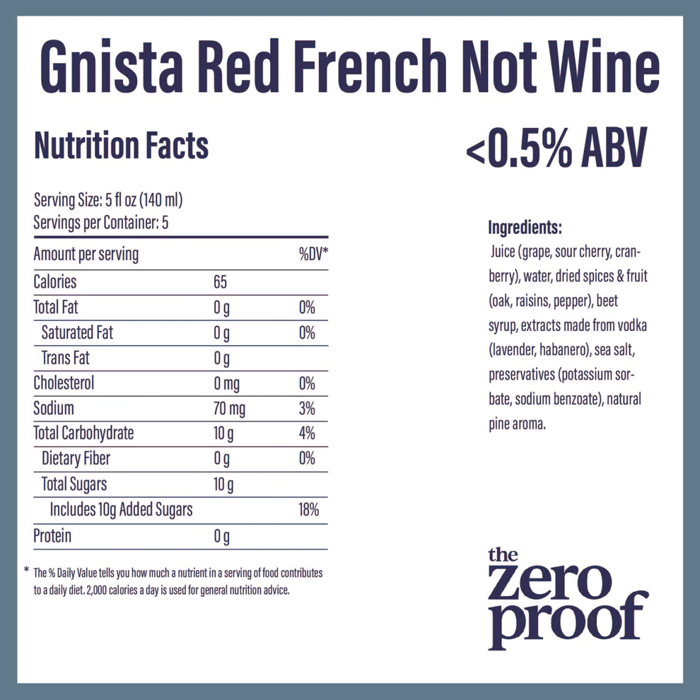 Gnista Red French Not Wine