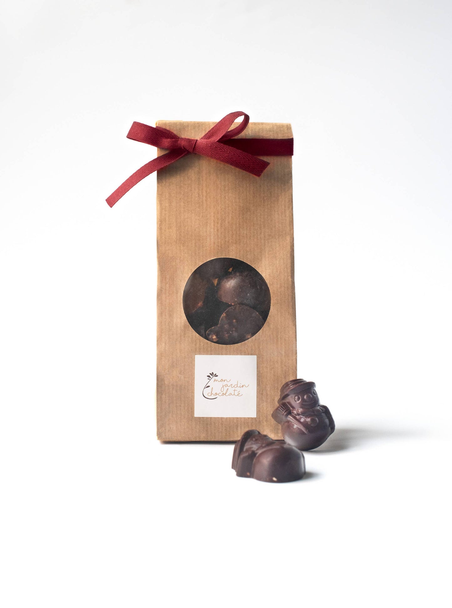 Mon jardin chocolaté - 15 Little organic black chocolate candy men - 180 g