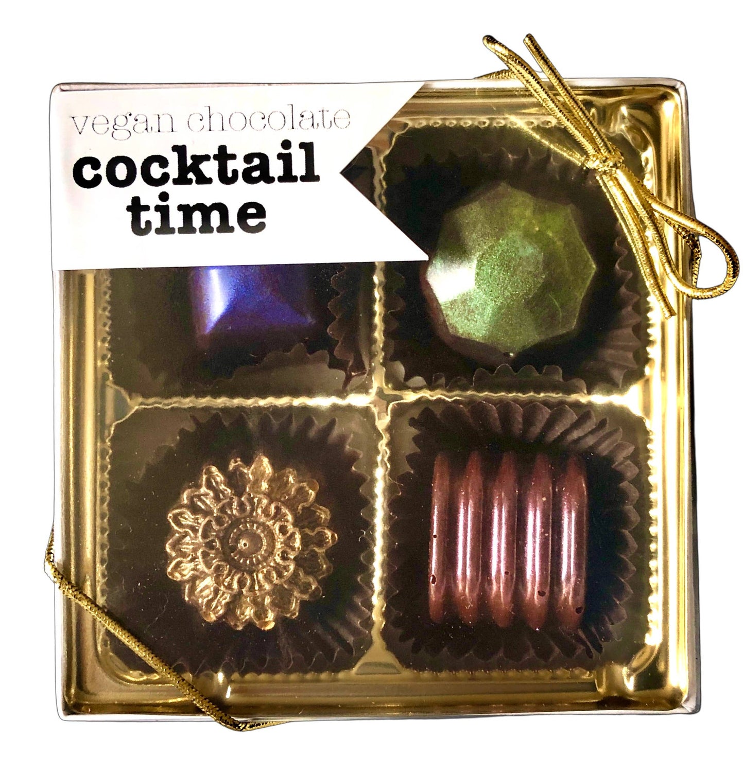 Cocktail Time - Boozy Vegan Dark Chocolate Truffles (NA)